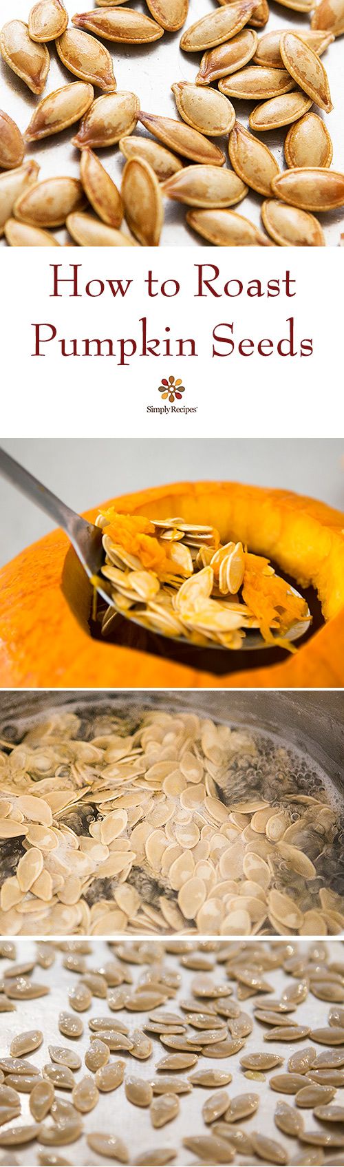 This is the best way to roast pumpkin seeds, so the salt penetrates all the way to the inside seed. Roasted pumpkin seeds are the perfect fall snack. Easy, crunchy, and irresistible!
