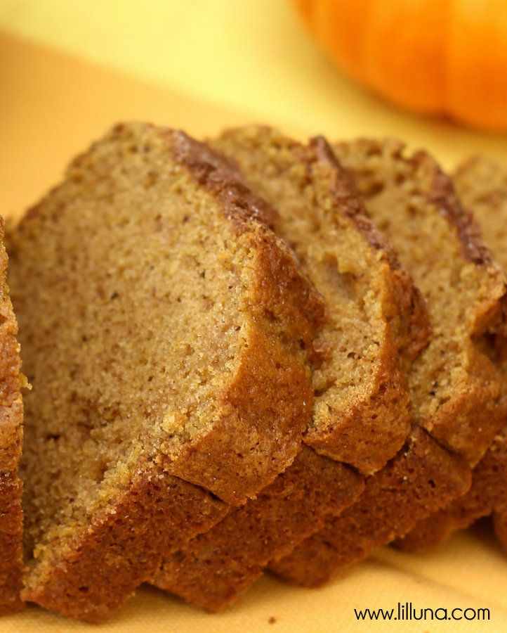 Perfect Pumpkin Bread Recipe ~ the Cinnamon and Sugar topping is the perfect touch!