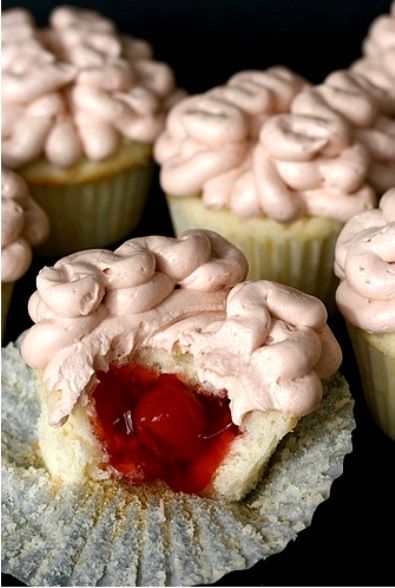 Brain Cupcakes!  Zombie party!  I'm making these when the 3rd season of The Walking Dead premieres!!
