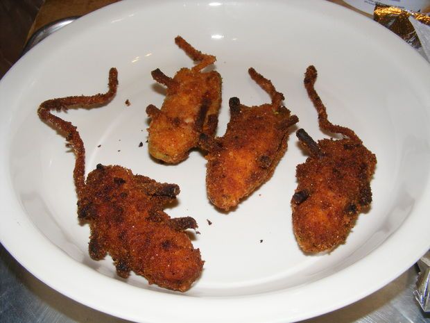 Food: Fried Mice! OMG!! These are freaking fabulous!! #Halloween #Recipe