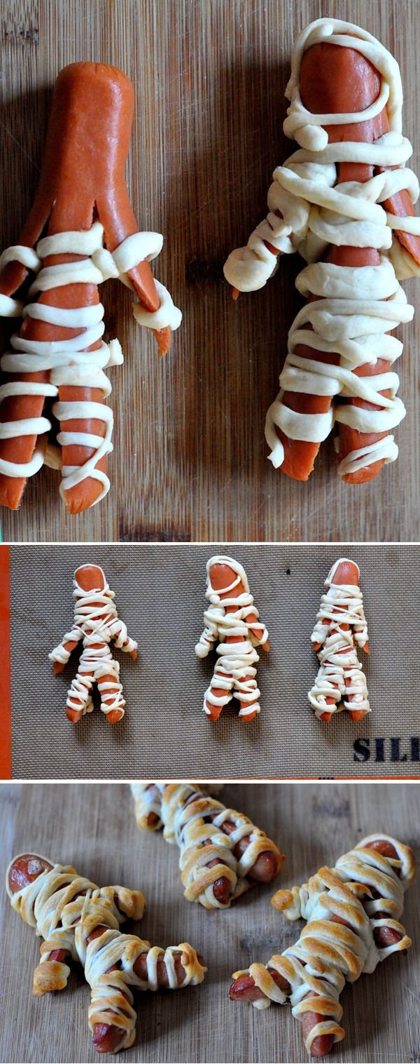 Cutest hotdog mummies I've seen!