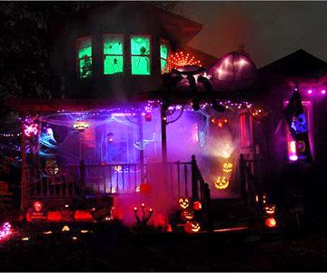 haunted house themed Halloween party