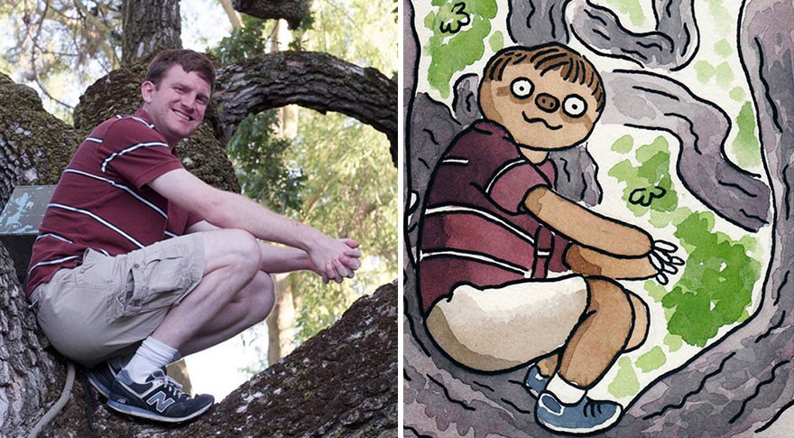 An Artist Is Turning Random Facebook Users Into Sloths