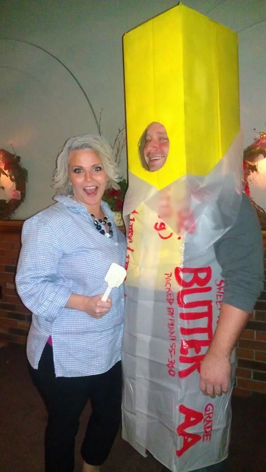 Paula Deen and Butter couple costume idea.